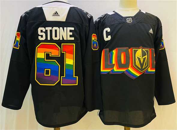 Men%27s Vegas Golden Knights #61 Mark Stone Black 2024-25 Stitched Hockey Jersey->cincinnati bengals->NFL Jersey